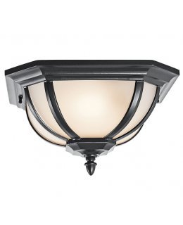 Kichler  9848BK  Salisbury Outdoor Ceiling Light 